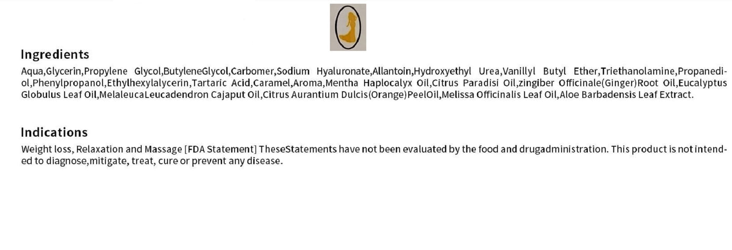 Cellulite Toning and Contouring Gel