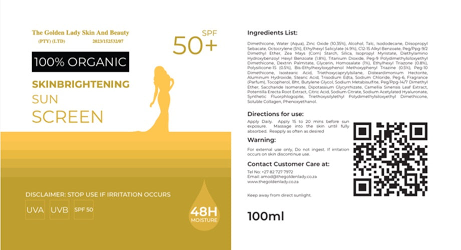 Skin Brightening Sunscreen