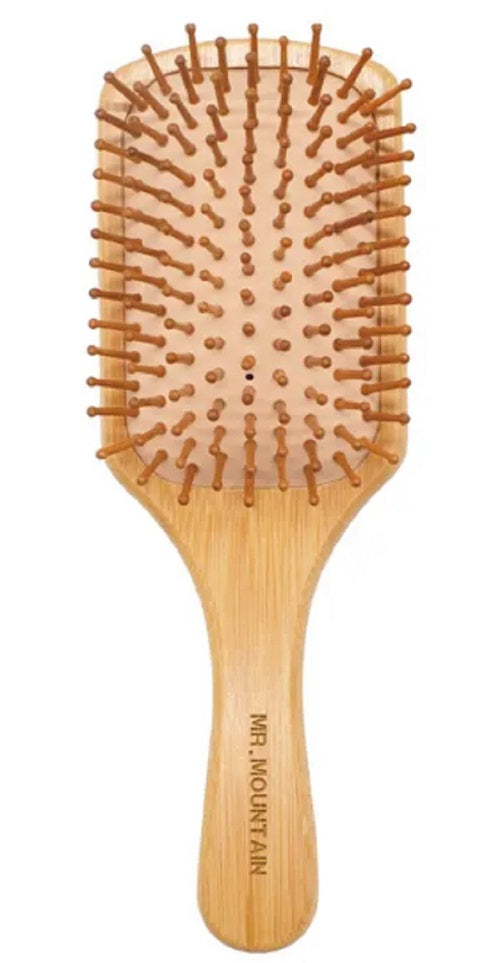 ECO friendly wooden brush wooden pin paddle brush bamboo brush