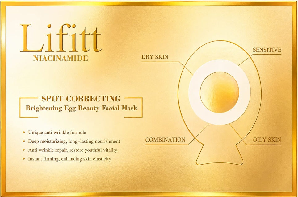 Lifitt Niacinamide Spot Correcting Brightening Egg Masks