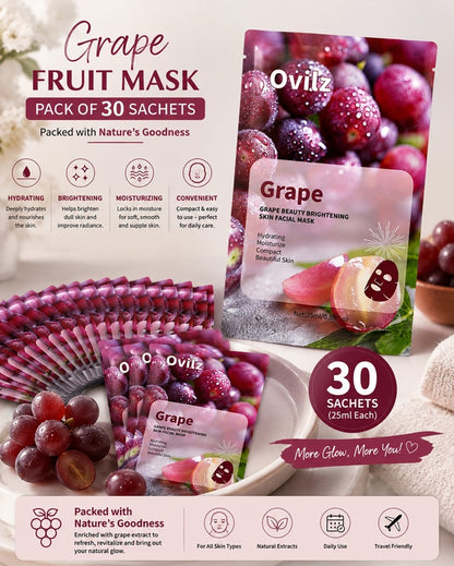 Skinlightening Fruit Masks - Packed with Nature's Goodness (Pack of 30)