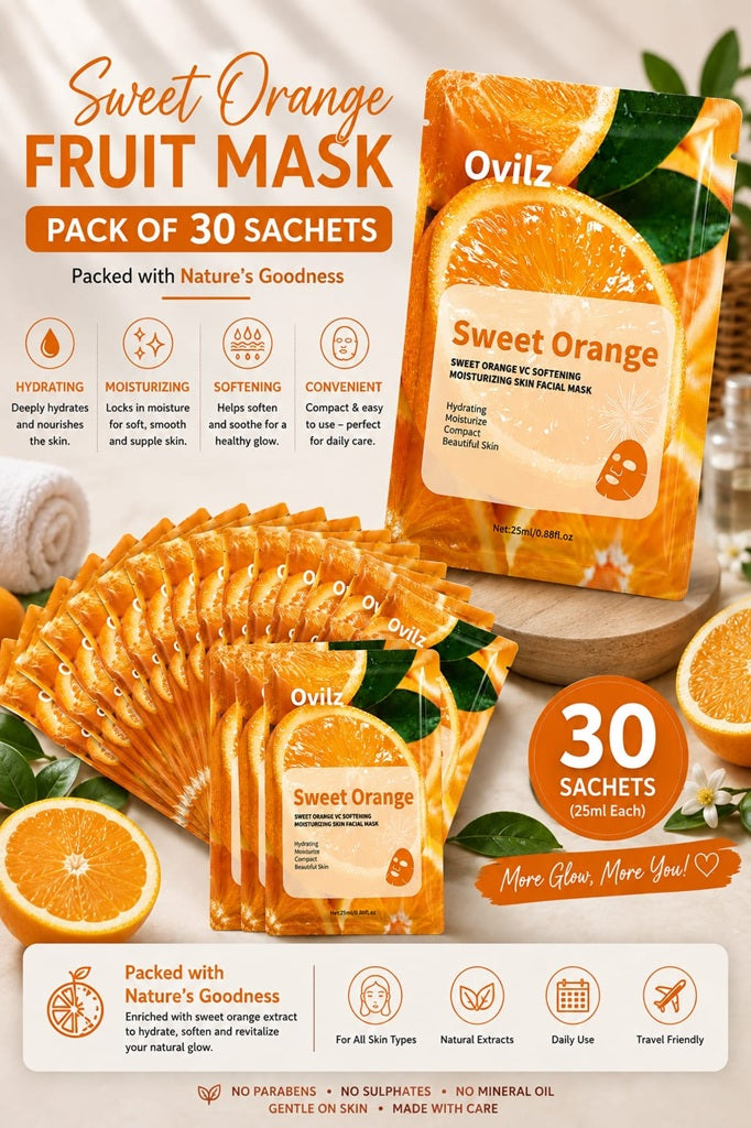 Skinlightening Fruit Masks - Packed with Nature's Goodness (Pack of 30)