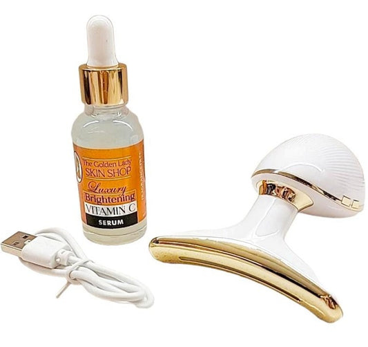 Lifting and Firming Massage Beauty Instrument Plus Lightening Serum
