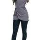 Muslim Swimwear - 3 Piece Burkini (Silver Grey and Black)