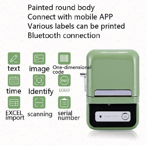 Niimbot - B21 - Portable Thermal Label Bluetooth Printer - Vintange Green