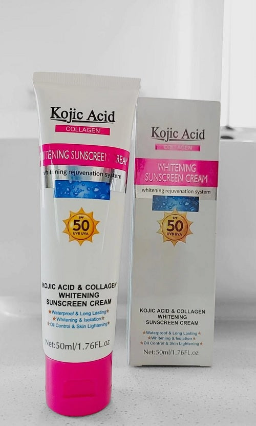 Whitening Sunscreen with Kojic Acid