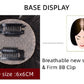 Silk Base Toupee Natural Black Womens Human Hair Topper