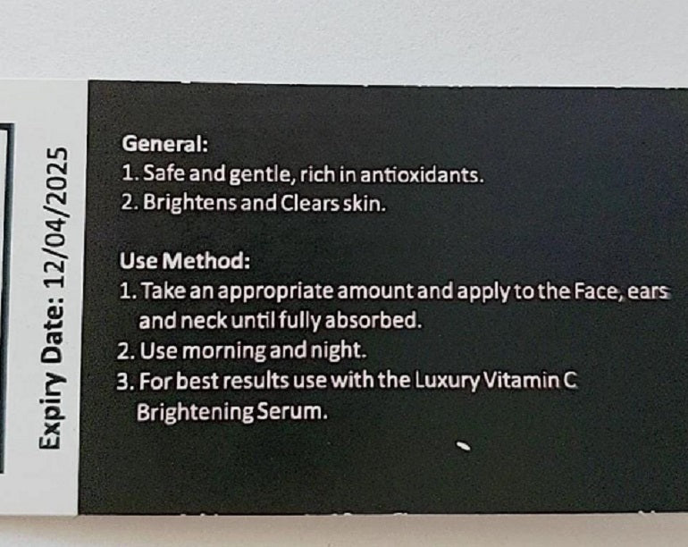 Vitamin C Brightening Face Cream with Berry Glutathione and Vitamin C