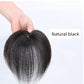 Silk Base Toupee Natural Black Womens Human Hair Topper