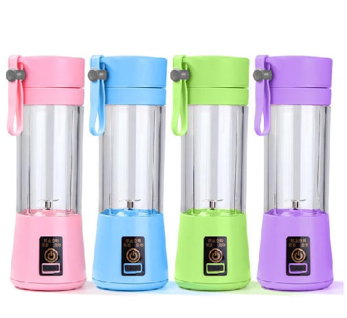 Mini Fruit Juicer Ice Smoothie 6 Blade Mini Home USB Rechargeable Portable Blender