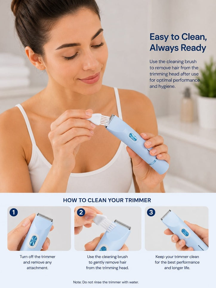 Dual-Head Electric Trimmer & Shaver for Men and Women