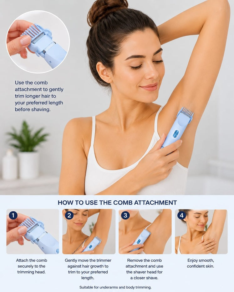 Dual-Head Electric Trimmer & Shaver for Men and Women