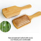 ECO friendly wooden brush wooden pin paddle brush bamboo brush